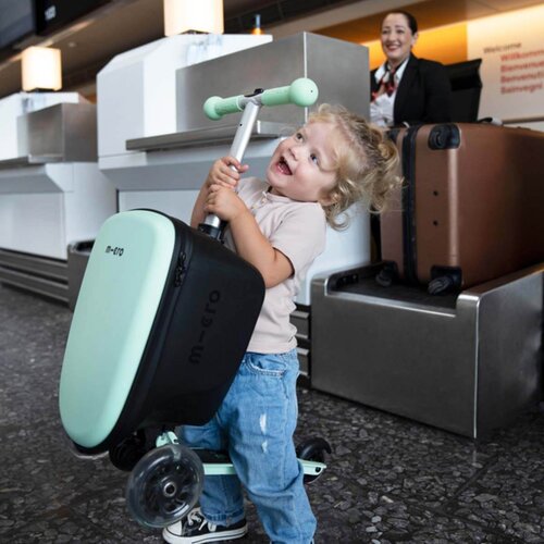  dječji romobil s kovčegom luggage junior mint Slike