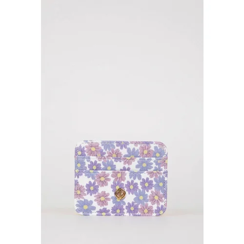 Defacto Women's Floral Card Holder