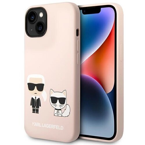 Karl Lagerfeld ETUI SILICONE KARL&CHOUPETTE MAGSAFE NA IPHONE 14 PLUS - JASNOR&Oacute;ŻOWE, (21897156) Cene