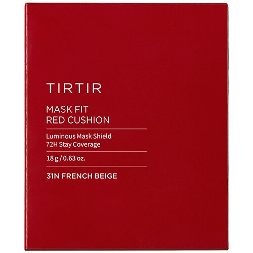 TIRTIR Mask Fit Red Cushion dolgoobstojni tekoči puder v gobici odtenek 31N French Beige 18 g Slike