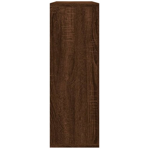 Zidna polica smeđa boja hrasta 104x20x58,5 cm konstruirano drvo Slike