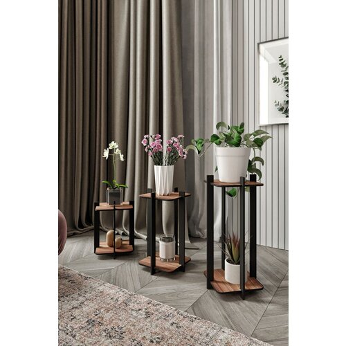 Hanah home Postolje za cveće Flower Desk Square, Orah Cene