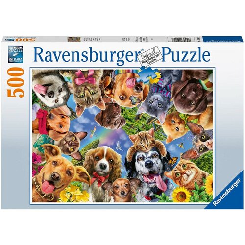 Ravensburger puzzle (slagalice) - Zivotinjski selfi Slike