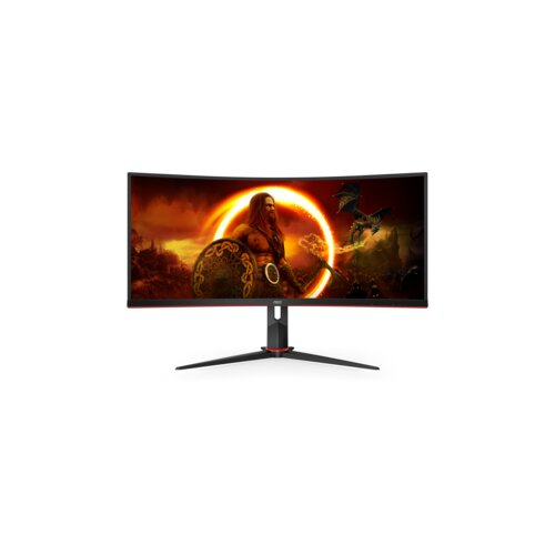 AOC Monitor 34 CU34G2X, UWQHD, VA, FreeSync, Zakrivljen, 144Hz, 1ms, HDMI, DP, Gaming Slike