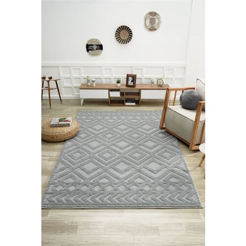 Conceptum Hypnose tepih 830B, pravougaoni, 180x250 cm, sivi Cene