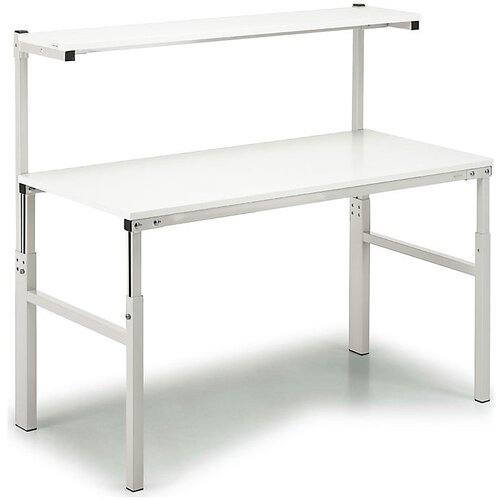 Treston Delovna miza ESD s polico, nastavitev višine 650 - 900 mm, ŠxG 1500 x 700 mm Cene