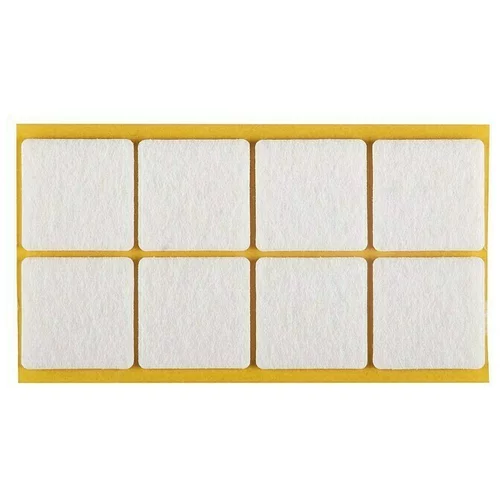 STABILIT Podložna pločica od filca (32 x 32 mm, 8 Kom., Bijele boje, Lijepljenje)