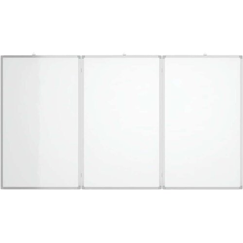  Magnetna bijela ploča sklopiva 150 x 80 x 1,7 cm aluminijska Slike