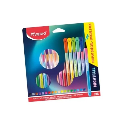 Maped flomaster nightfall 18 ( m844401 ) Cene