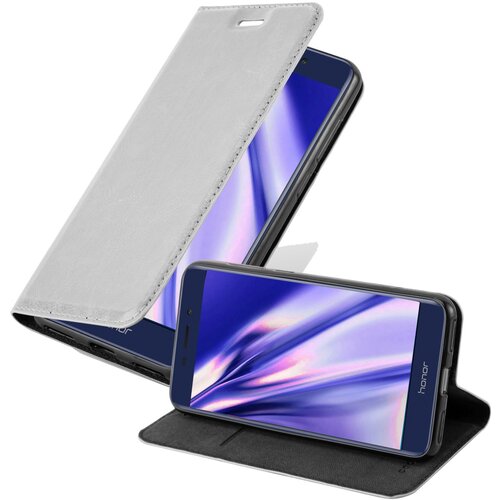 Cadorabo Ohi&scaron;je, združljivo z Honor 6C PRO v titansko siva - Za&scaron;čitni ovitek z magnetnim zapiranjem, stoječo funkcijo in režo za kartice, (20550165) Cene