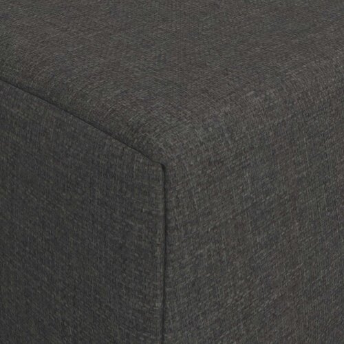SOFA na razvlačenje Tamnosiva 200 x 70 x 15 cm Tkanina Slike