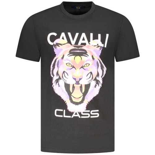 Cavalli Class Muška Majica Kratkih Rukava Crna Cene