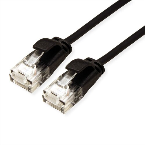 Secomp Roline UTP Data Center PatchCord Cat6A, Slim, LSOH, crni 0.3m Cene
