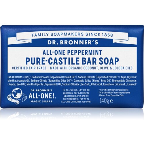 DR. BRONNER&amp;#039;S Peppermint sapun 140 g Slike