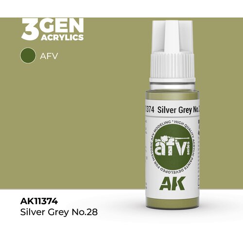 AK Interactive Silver Grey No.28 17ml - 3rd Gen Akrilna Boja AK11374 Cene