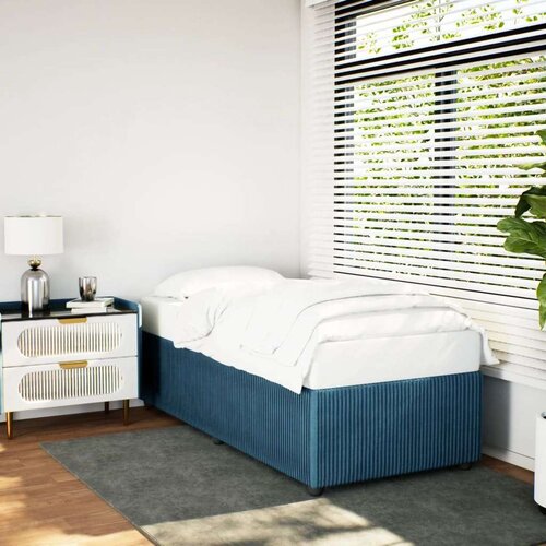 VidaXL Okvir za krevet plavi 90x200 cm bar&amp;scaron;unasti Slike