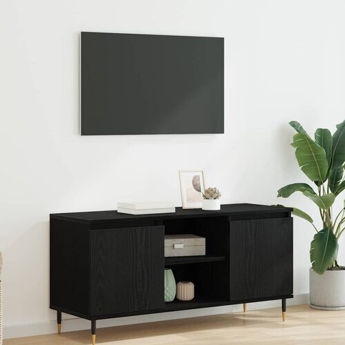 TV ormar Crni hrast 104 x 35 x 50 cm Konstruirano drvo Cijene