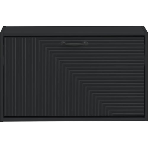  Ormar za cipele na zidu HAARLEM 71 x 17 x 43 cm Crna Slike