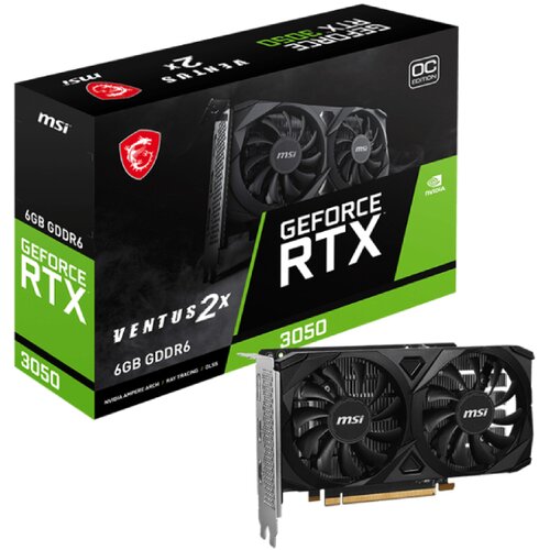 MSI nvidia geforce rtx 3050 6GB rtx 3050 ventus 2X e 6G oc grafička karta Slike