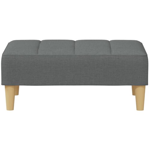  Tabure tamnosivi 77x55x31 cm od tkanine Slike