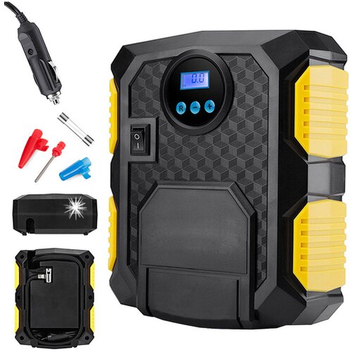 VERK_GROUP VERK GROUP lCD 12V avtomobilski kompresor 10 bar 27L/min LED Slike