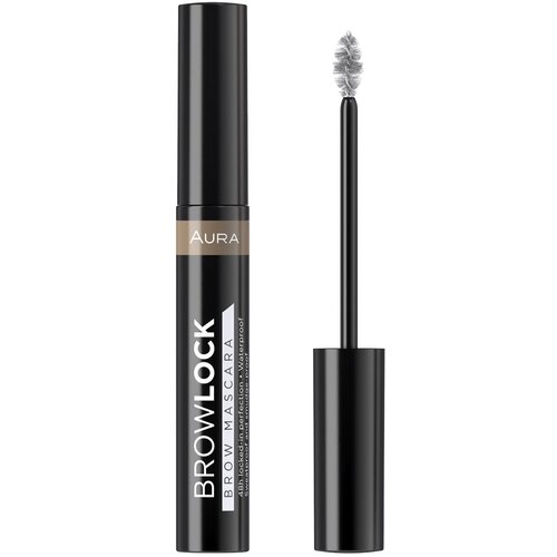 Aura Browlock maskara za obrve 02 Brown Cene
