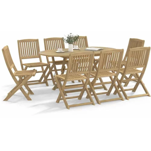  Sklopive vrtne stolice 8 kom 48 5x57x90 cm od drva bagrema