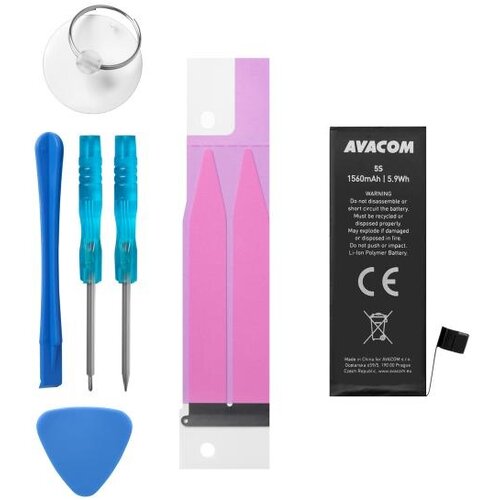 AVACOM Baterija za Apple iPhone 5s / 5c, Li-Ion 3.8V 1560mAh (nadome&amp;scaron;ča 616-0718), (20712176) Slike