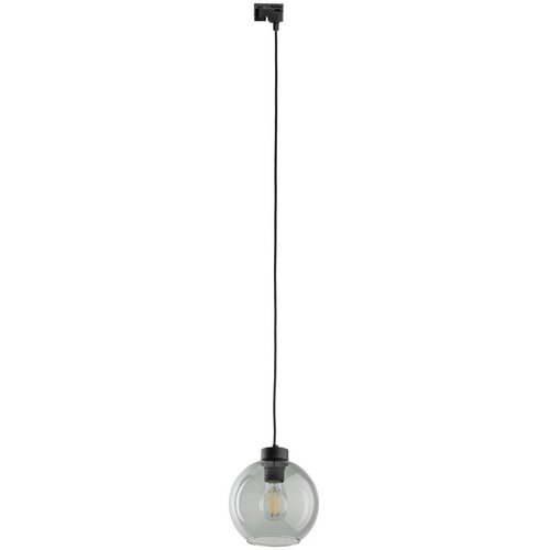  Luster na sajli za šinski sistem CUBUS 1xE27/15W/230V crna/dimljena crna Cene
