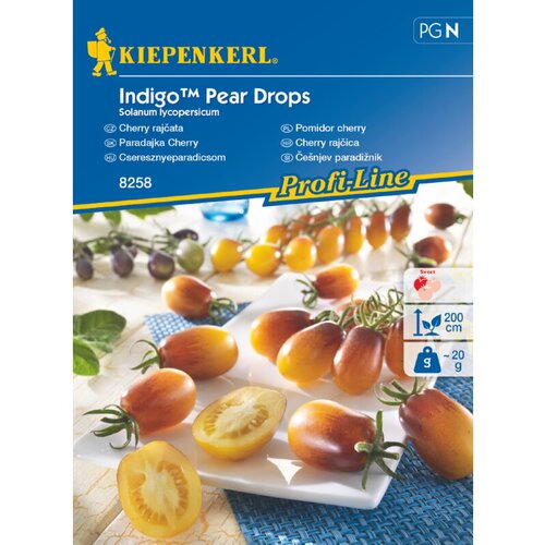 KIEPENKERL Sjeme povrća rajčica Indigo Pear Drops (Solanum lycopersicum, Berba: Srpanj) Slike