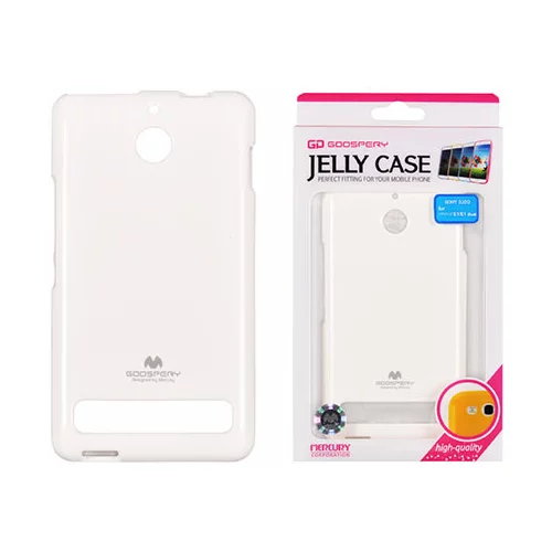  Gumijasti / gel etui Mercury Jelly Case za Sony Xperia E1 - beli
