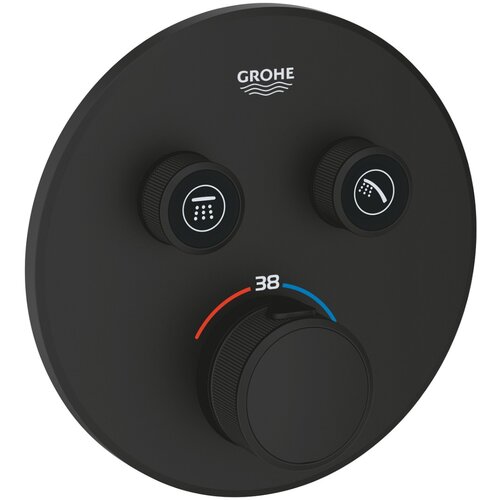 Grohe grohtherm smartcontrol termostatski mešač sa dve funkcije phantom black 29507KF0 Slike