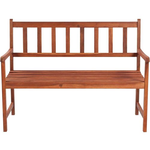  Klupa s jastukom 120 cm od masivnog bagremovog drva Slike