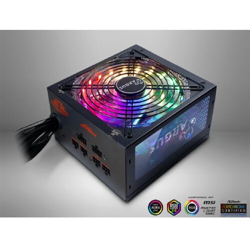 InterTech PSU Argus RGB-750WRGB-750 CM II, 7550, 80+ Gold14cm fan, Mainboard 20+4Pin Cijene