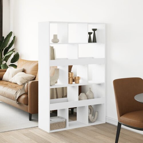 vidaXL Pregrada za prostor bela 100x33x156,5 cm inženirski les Cene