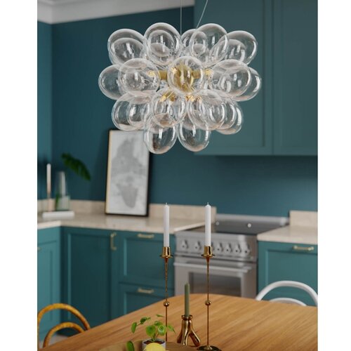  ByRydens 4200440-6509 - Visilica na sajli GROSS 8xG9/5W/230V proziran Slike