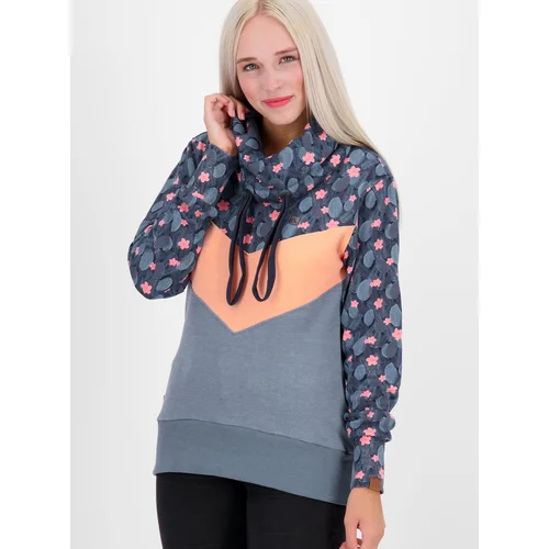 Alife and Kickin Blue women's patterned sweatshirt - Women