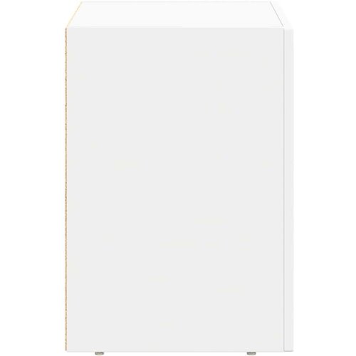  Nočna omarica Bela 40 x 35 x 50 cm Konstruiran les, (5000107197) Slike