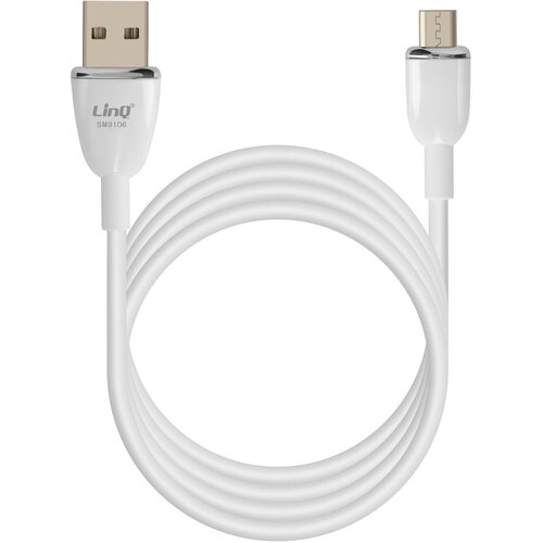 LINQ Kabel USB na mikro-USB, hitro polnjenje, 3 A, sinhronizacija 1,2 m, Bela, (5000220173) Cene