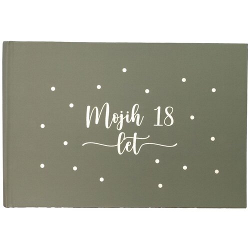 The Memo Book Spominska knjiga Mojih 18 let - ZELENA/zlata Cene