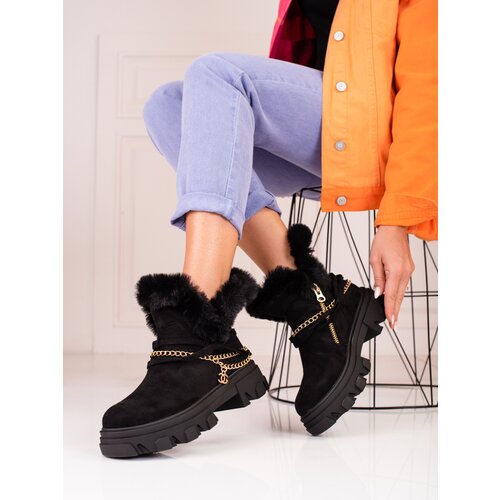SHELOVET Women&amp;#039;s suede ankle boots on the platform Slike