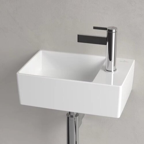 Villeroy Boch 432340R1 Memento 2.0 CeramicPlus 40 x 26 cm keramični umivalnik z odprtino za armaturo Slike