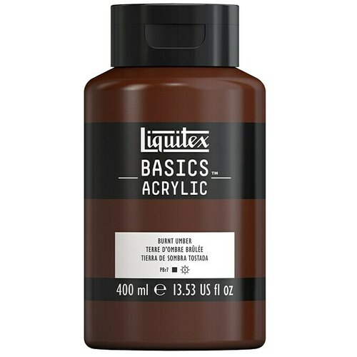 LIQUITEX basics Akrilna boja (Umbra pečeno, 400 ml, Boca) Slike