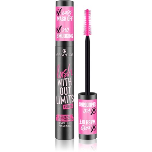 Essence lash WITHOUT LIMITS TUBING maskara za volumen i produžavanje trepavica nijansa 04 Black Tubing 13 ml Cijene