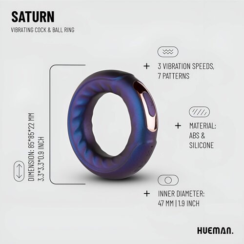 Hueman vibracijski obroček Saturn Slike