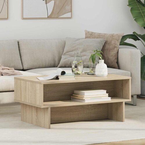  Kava Stol Sonoma hrast 80 x 46 x 35 cm Konstruirano drvo Cene