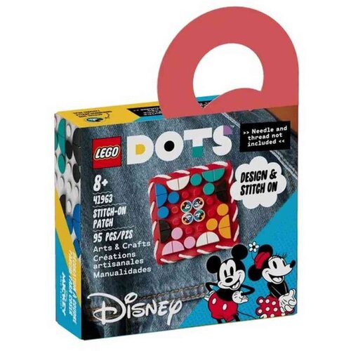 Lego Dots Mickey Mouse & Minnie Mouse Stitch-On Patch Cene