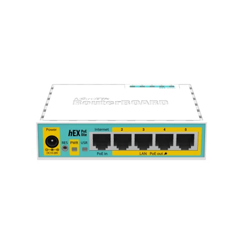 MikroTik Usmerjevalnik hEX PoE Lite RouterBoard 750UPr2