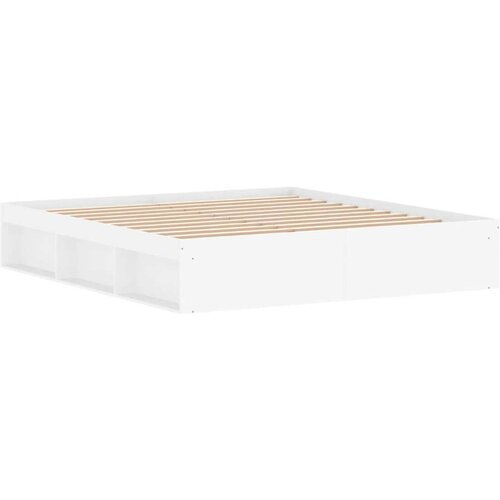 vidaXL Posteljni okvir bel 180x200 cm Cene