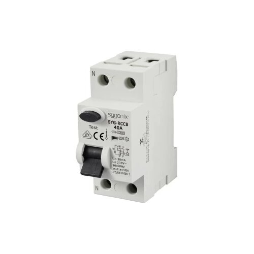 sygonix SY-6438016 SYG-RCCB 1P+N/A40/10kA/30mA kvar struje-sigurnosni prekidač A 2-polni 40 A 0.03 A 230 V/AC Cijene